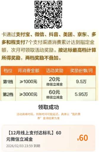 图片[14]-2026年1月21日 今天能量加倍，建行消费达标，古茗1万免单，拼多多抢16-16等-全民淘