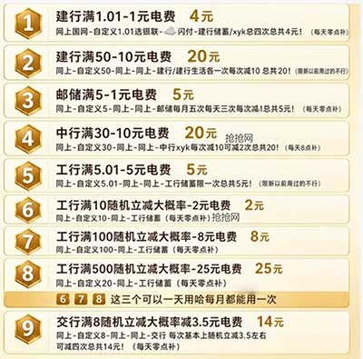 图片[10]-2026年7月24日 小米50万份雪糕，电费活动合集，霸王茶姬0.01，闪购18免单卡，沪上阿姨免单等-全民淘